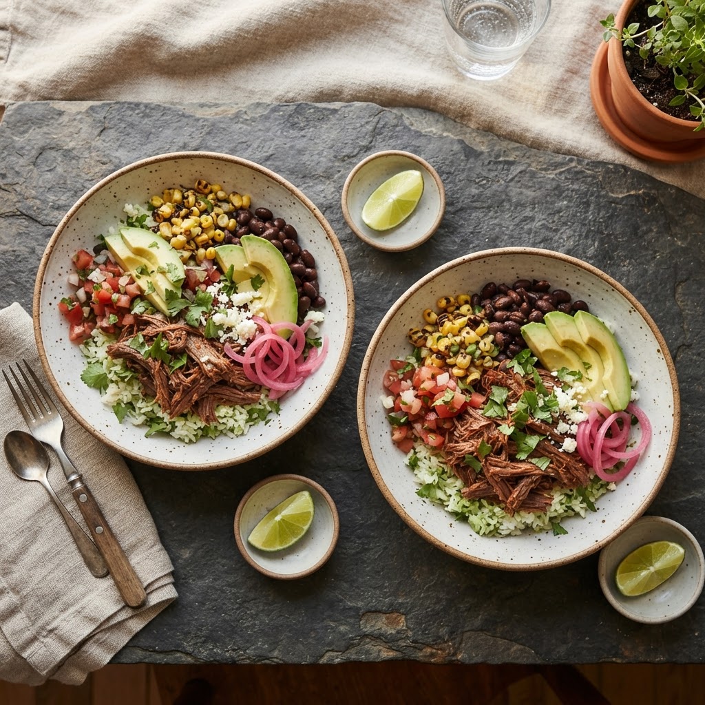 Beef Barbacoa Bowls