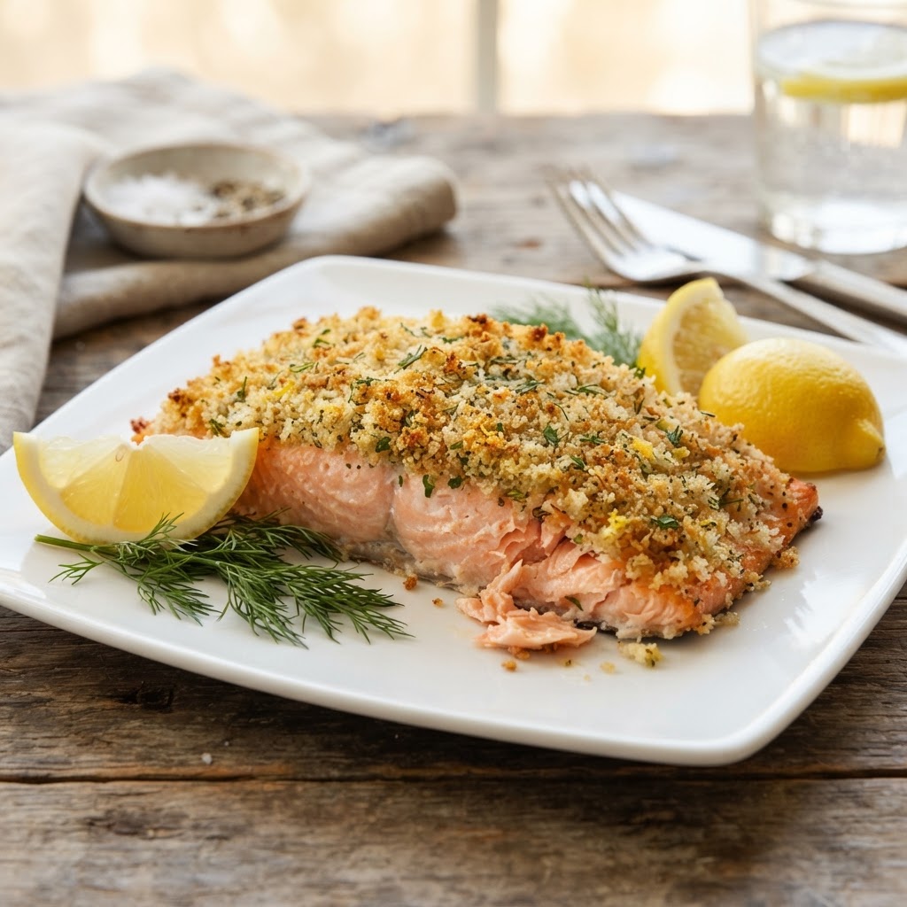 Dijon Herb-Crusted Salmon