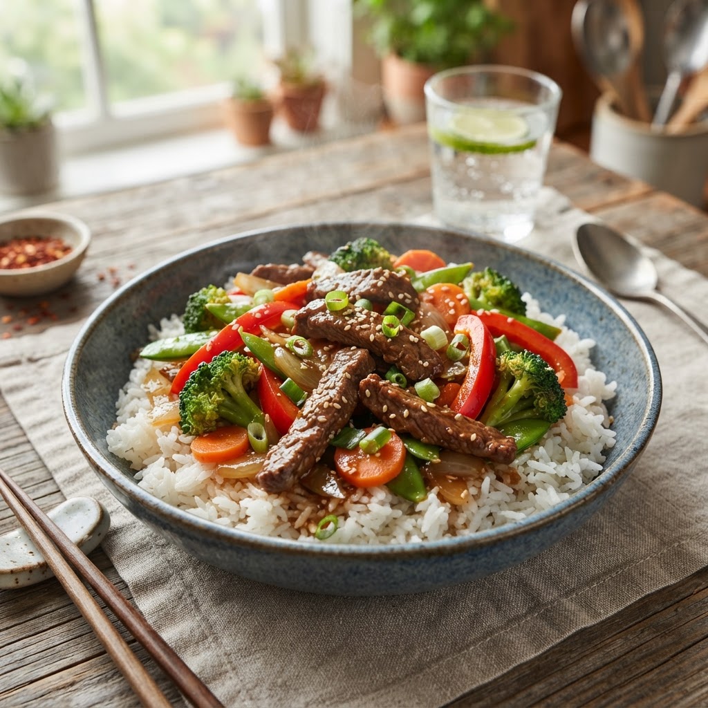 Beef & Vegetable Stir-Fry