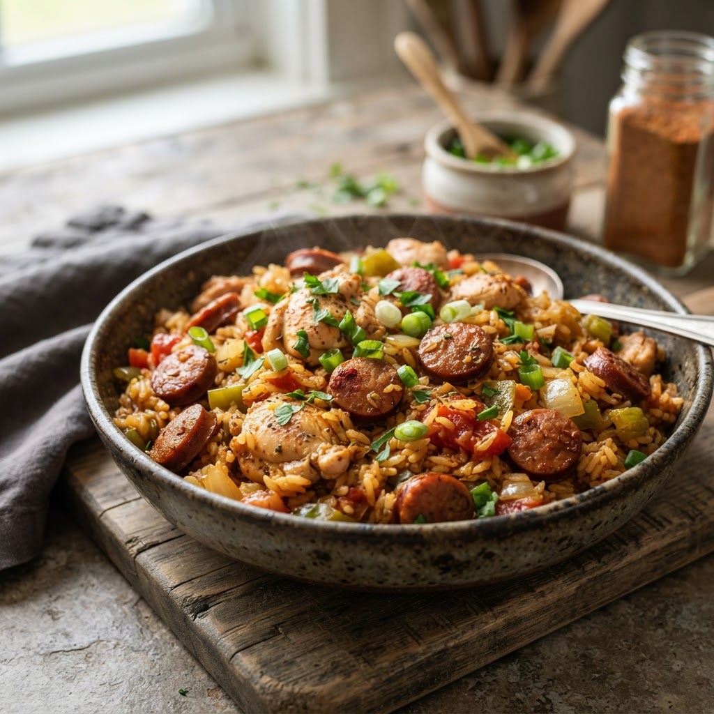 Chicken & Sausage Jambalaya