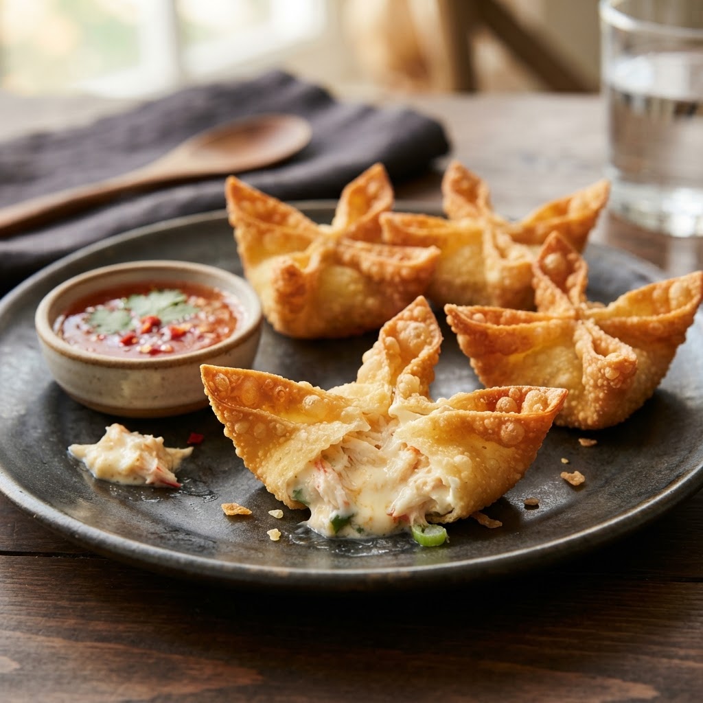 Air Fryer Crab Rangoon