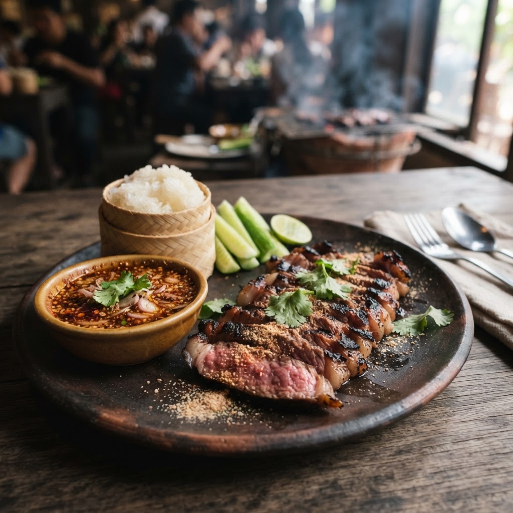 Suea Rong Hai (Crying Tiger Beef)
