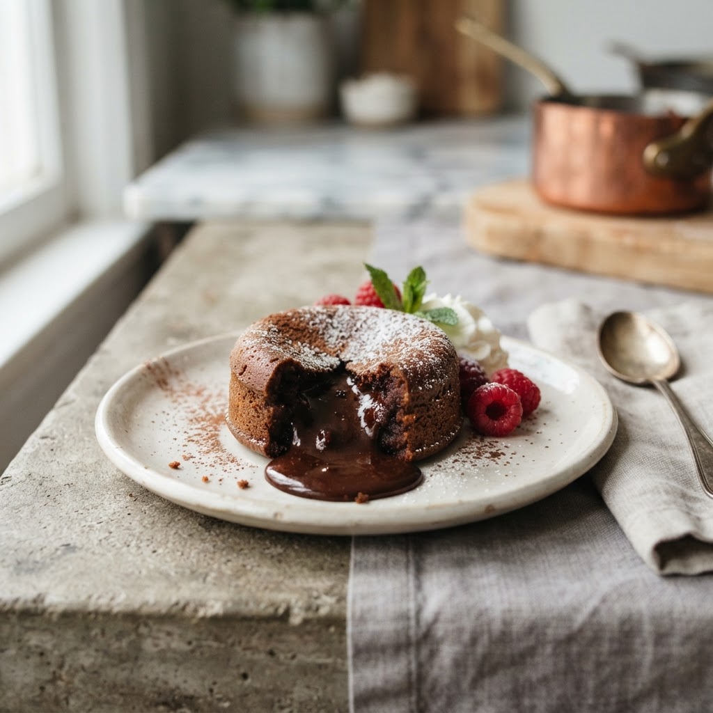 Warm Chocolate Lava Cakes