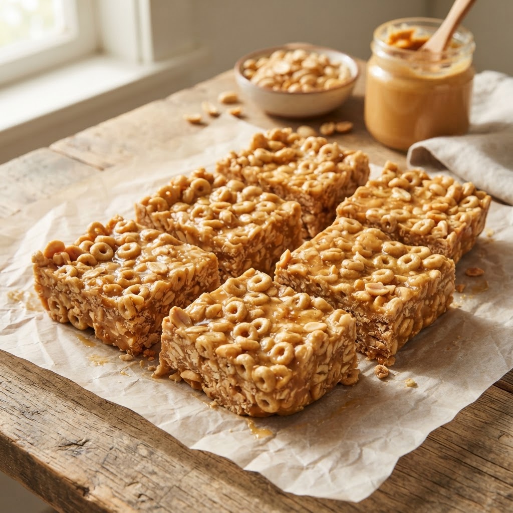 Honey Nut Cheerios Peanut Butter Honey Bars
