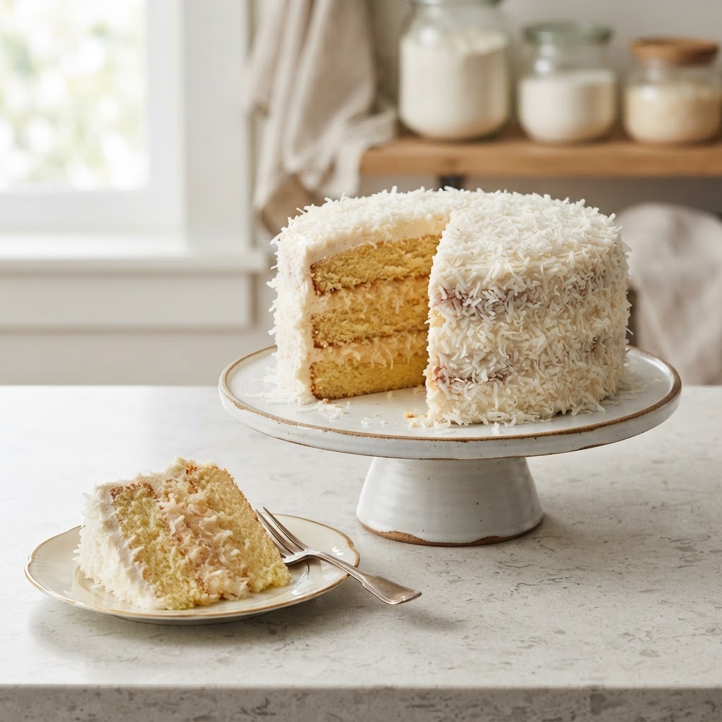 Southern Coconut Layer Cake