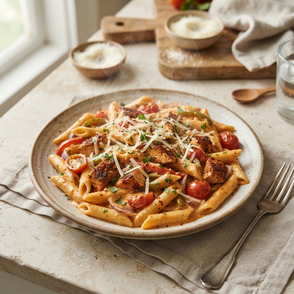 Creamy Cajun Chicken Pasta
