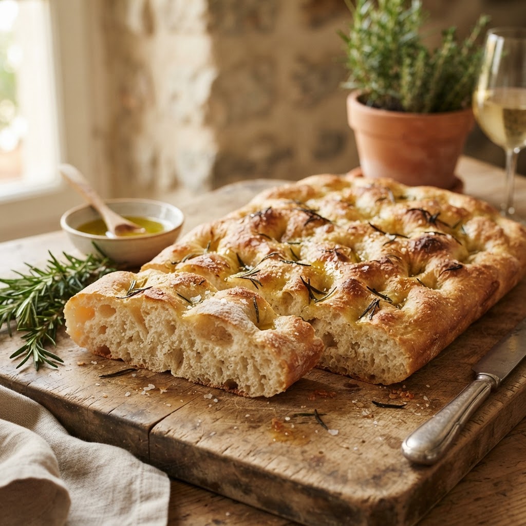 Classic Olive Oil Focaccia