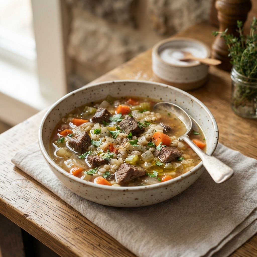 Beef & Barley Soup