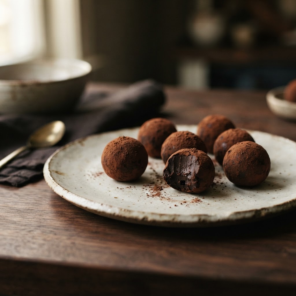 No-Bake Chocolate Espresso Truffles