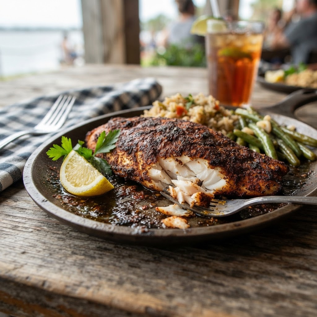 Blackened Red Snapper