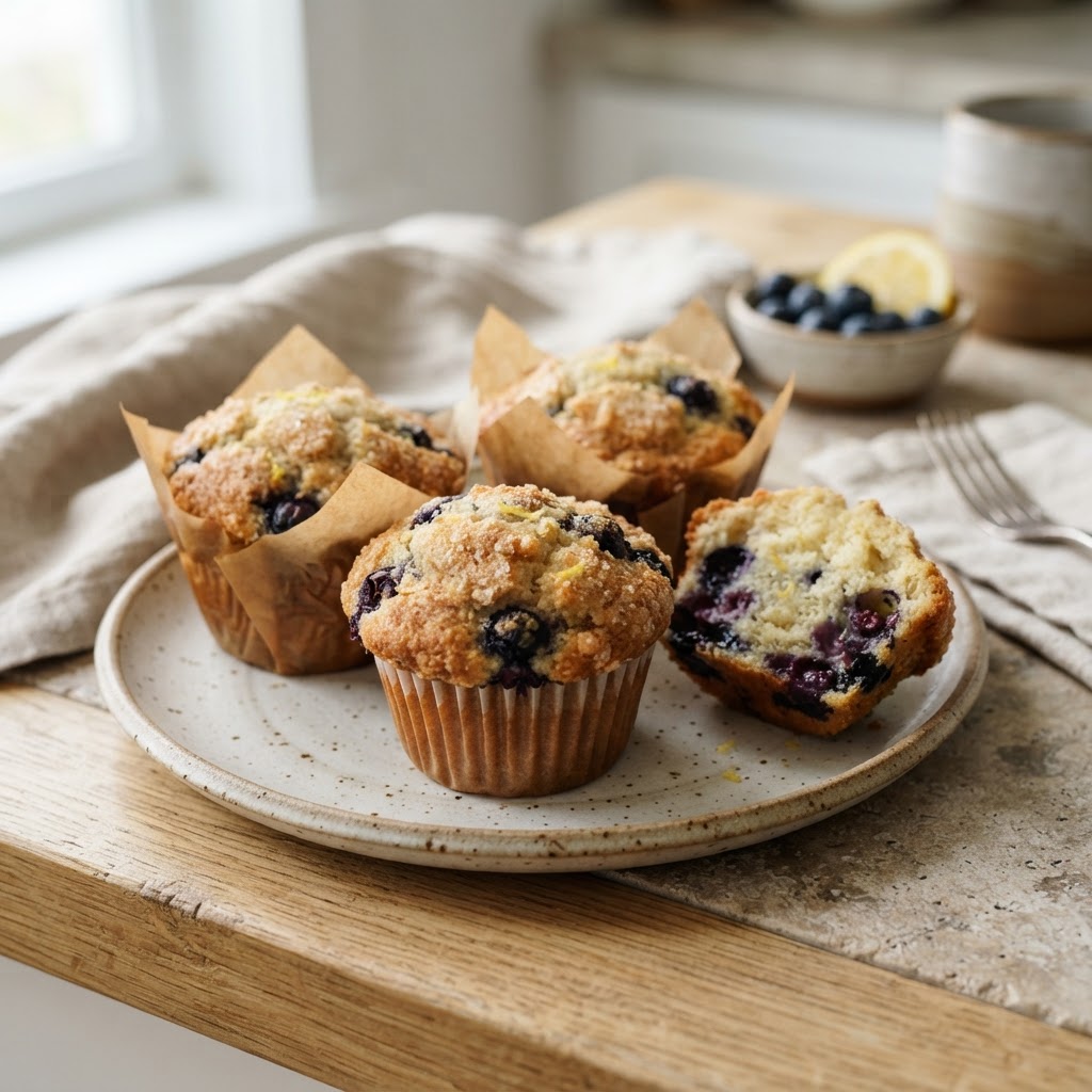 Blueberry Lemon Muffins