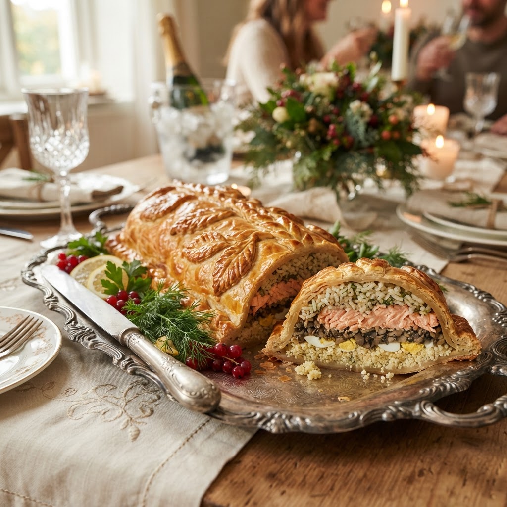 Salmon Coulibiac