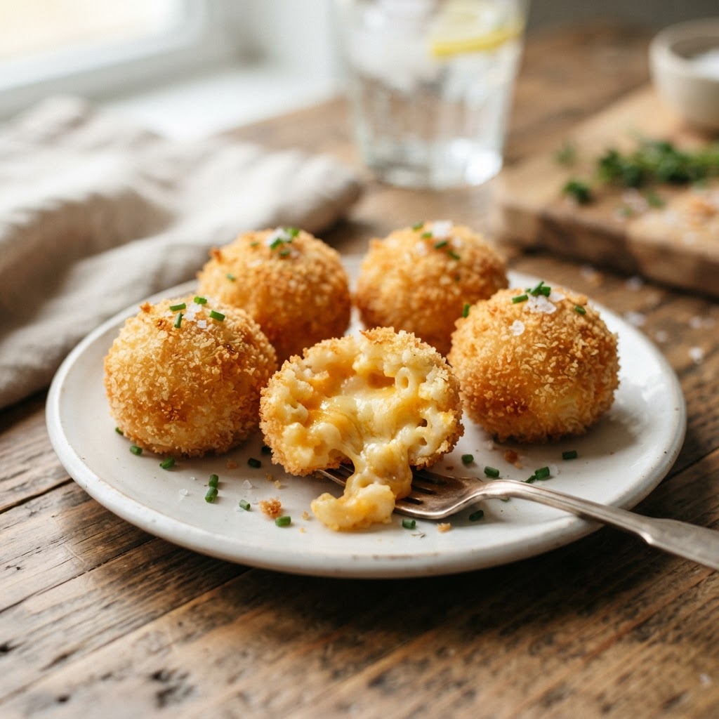 Air Fryer Mac and Cheese Bites