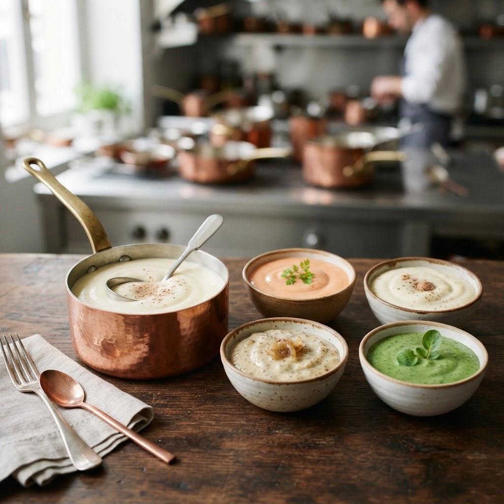 Béchamel Sauce with Classic Variations