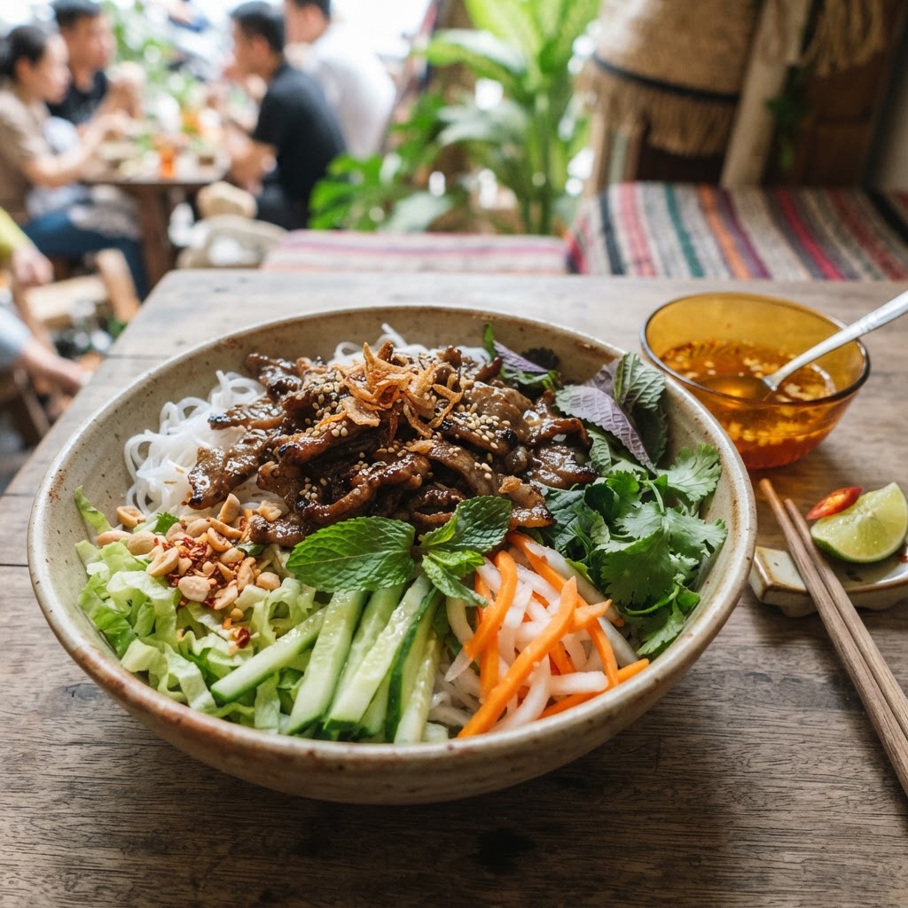Vietnamese Lemongrass Beef Vermicelli Bowls