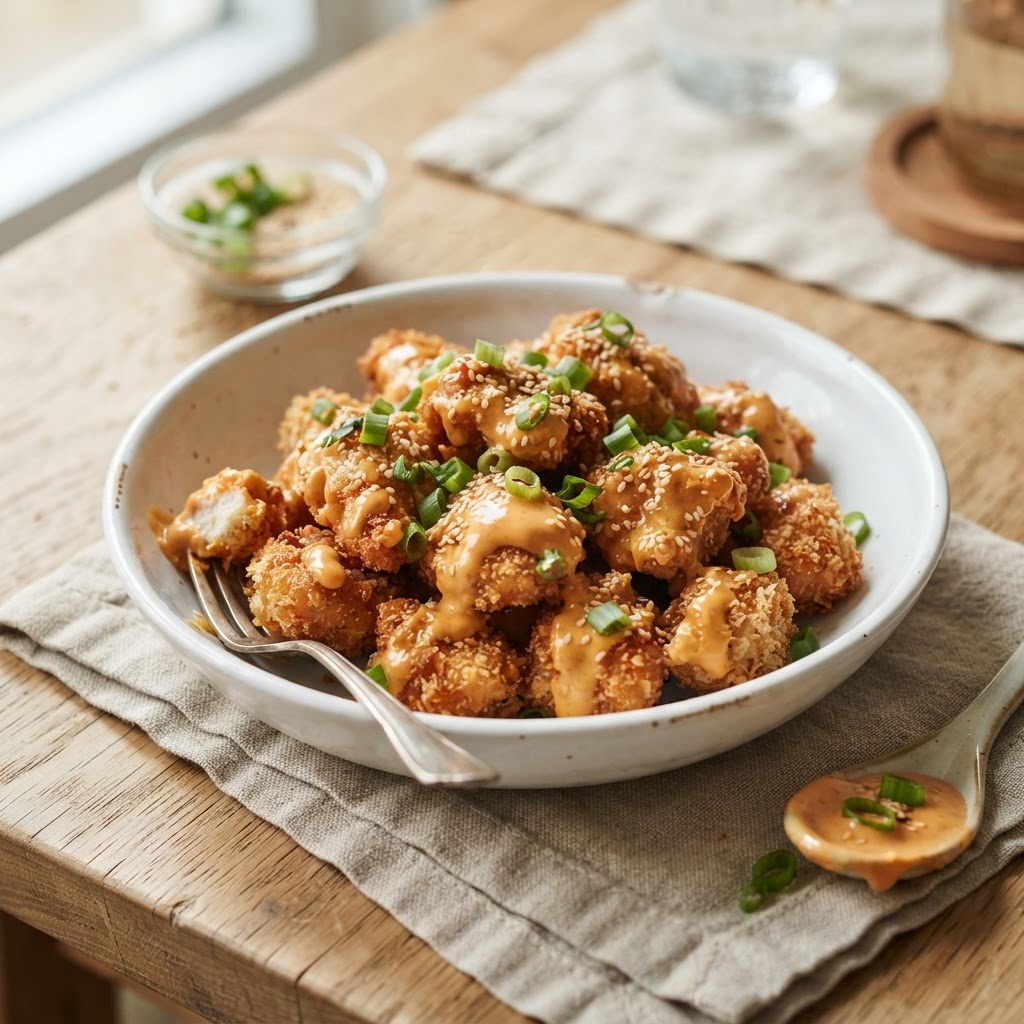 Air Fryer Bang Bang Chicken Bites