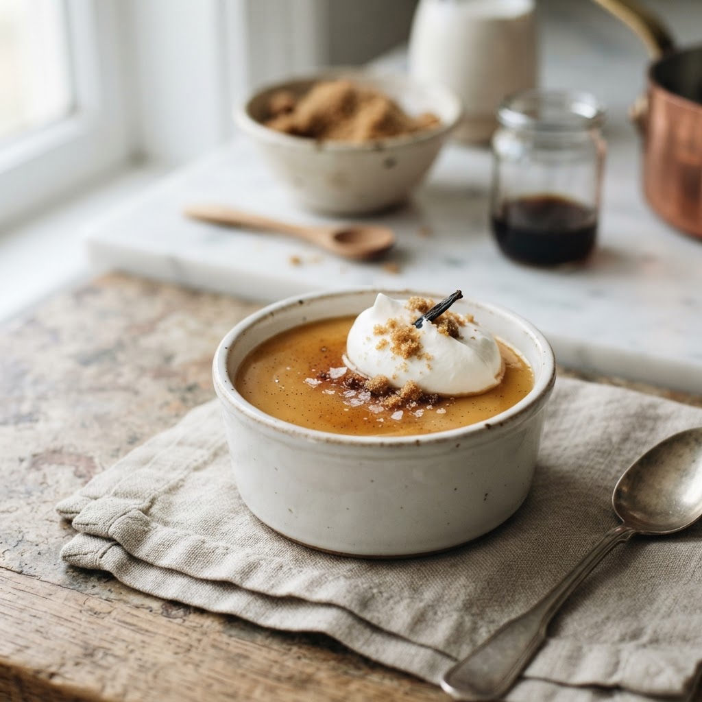 Vanilla Bean Butterscotch Pudding