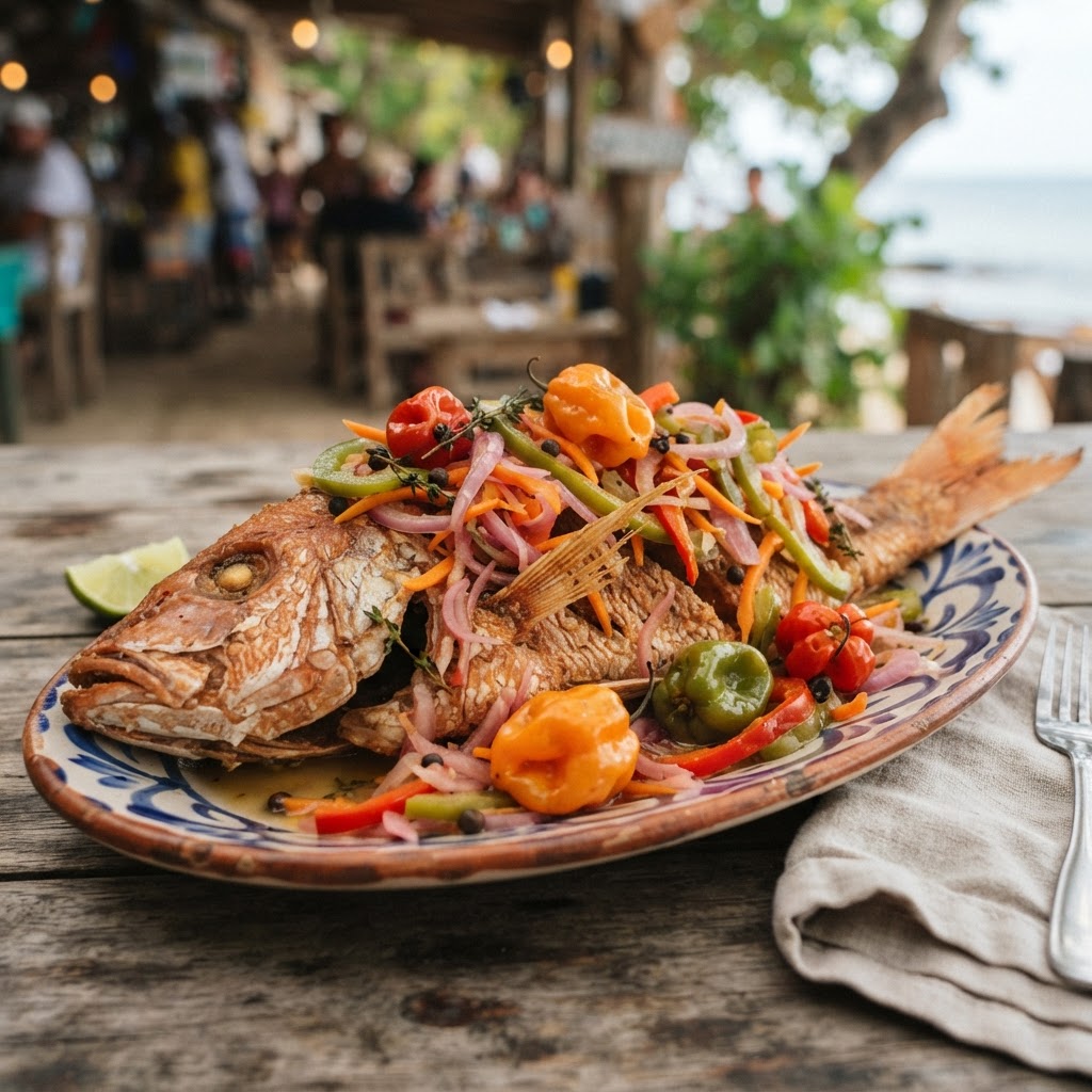 Jamaican Escovitch Red Snapper