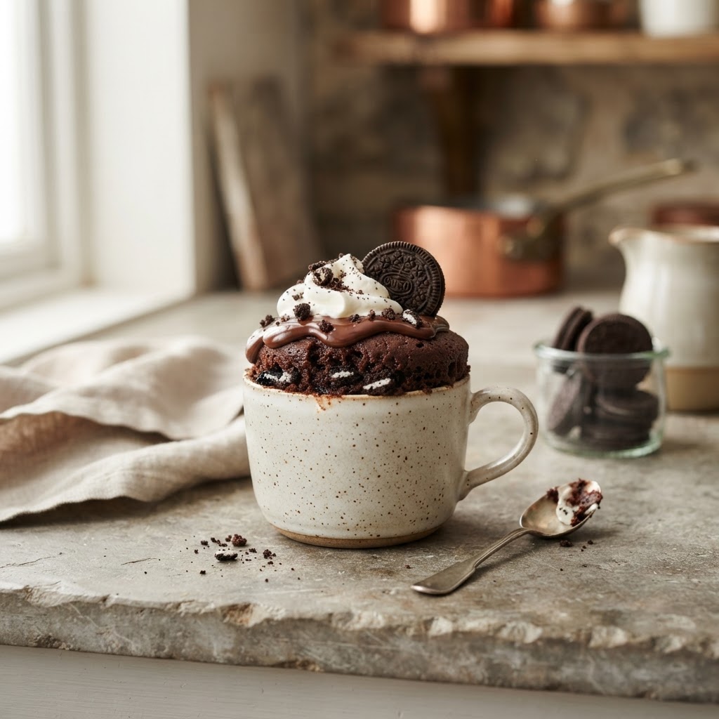 2-Ingredient Oreo Mug Cake