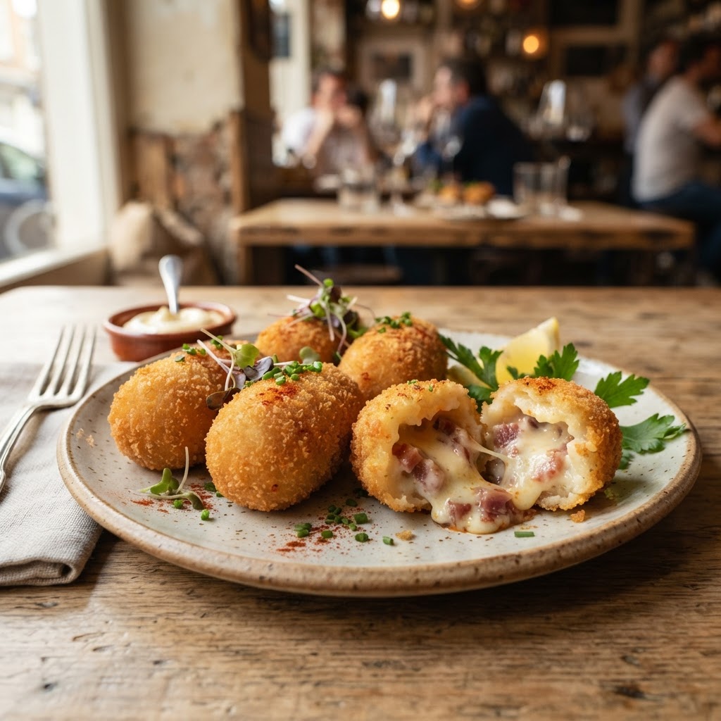 Béchamel Ham & Manchego Croquettes