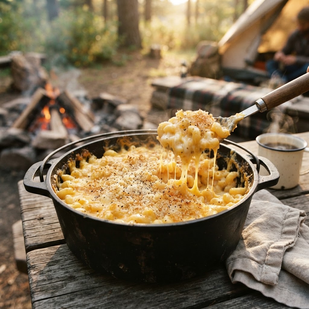 Campfire Mac & Cheese