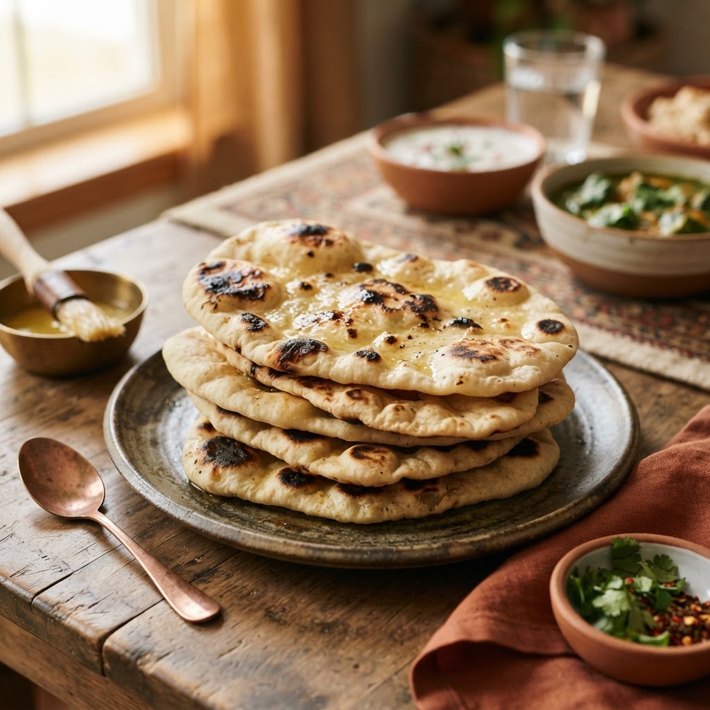 Homemade Naan