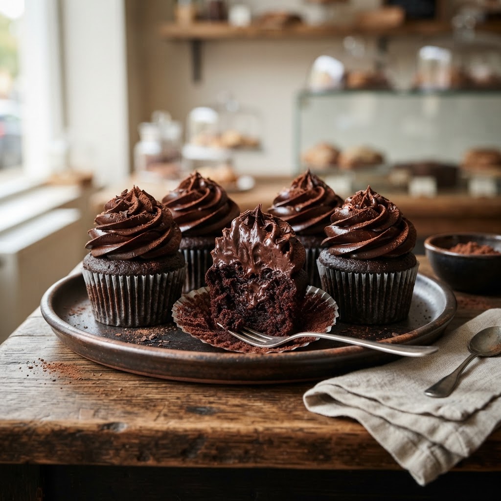 Chocolate Fudge Cupcakes
