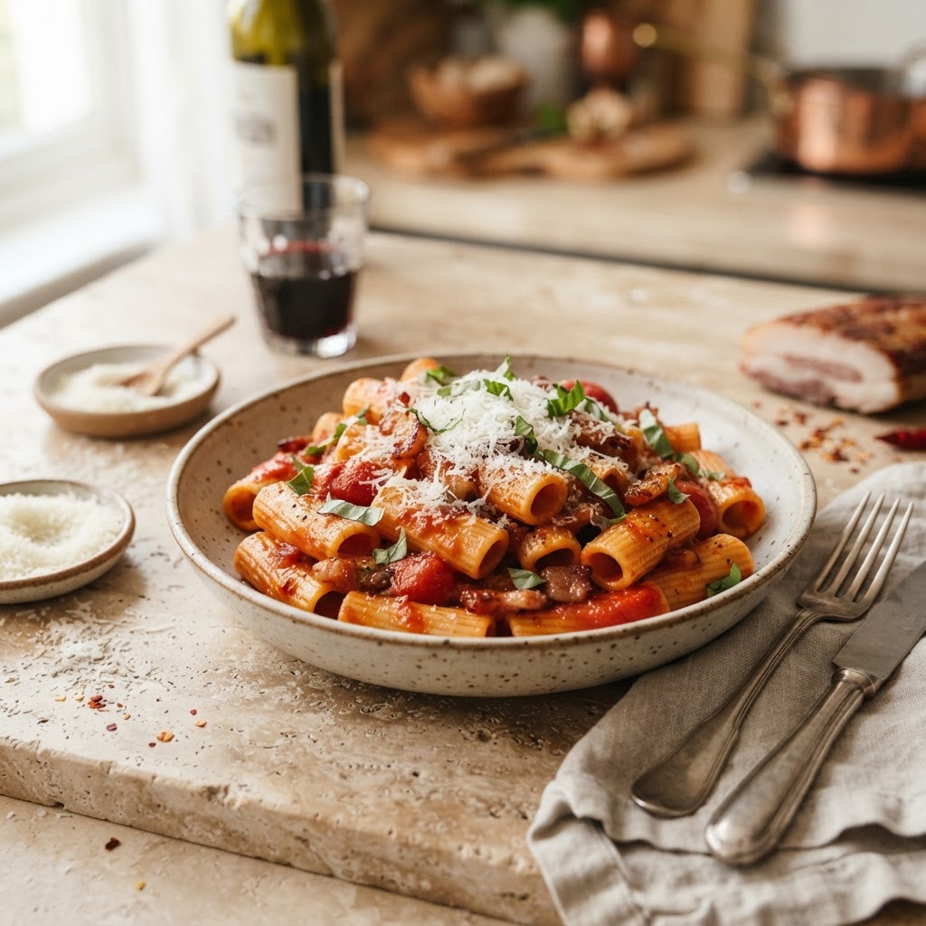 Rigatoni Amatriciana