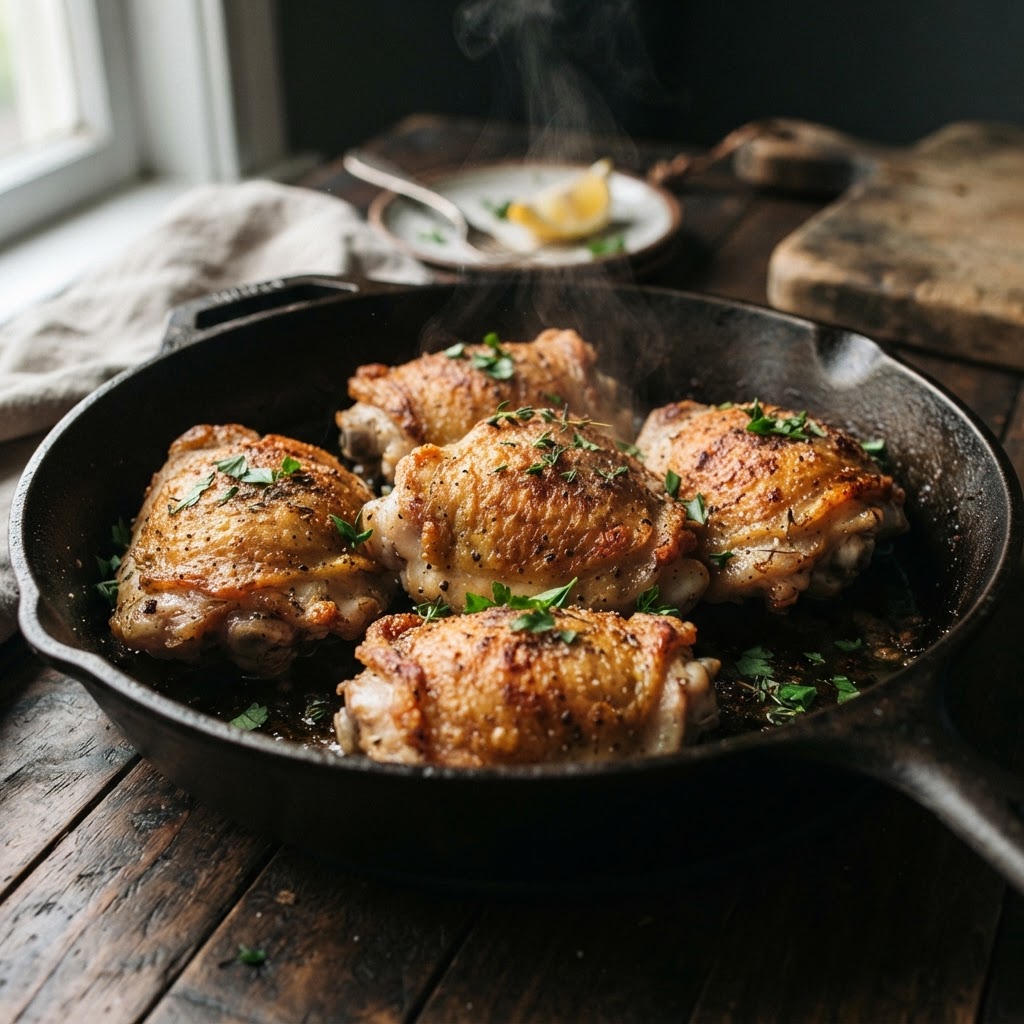 Crispy Air Fryer Chicken Thighs