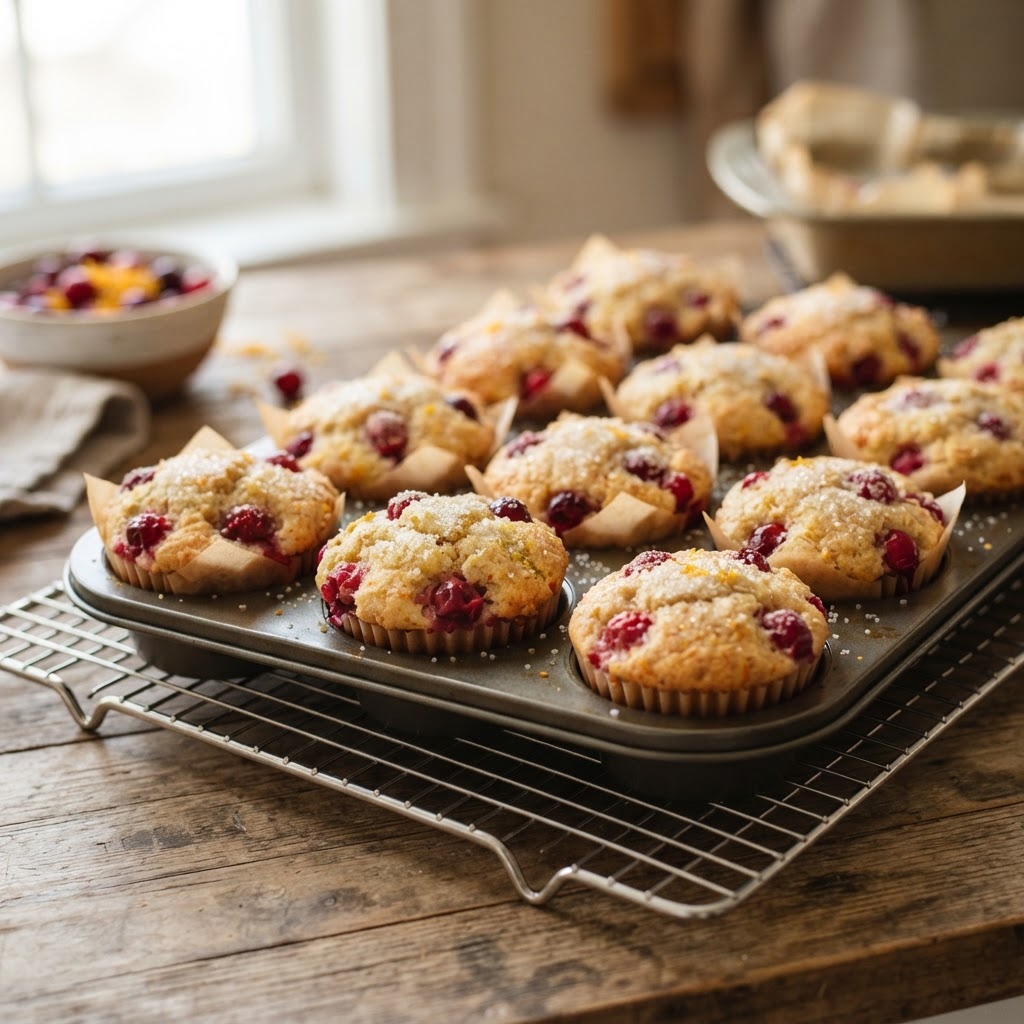 Cranberry Orange Muffins