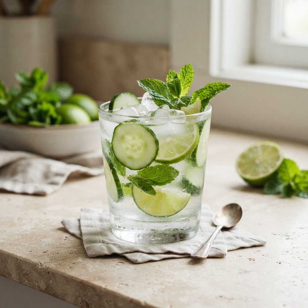 Cucumber Lime Mint Loaded Water