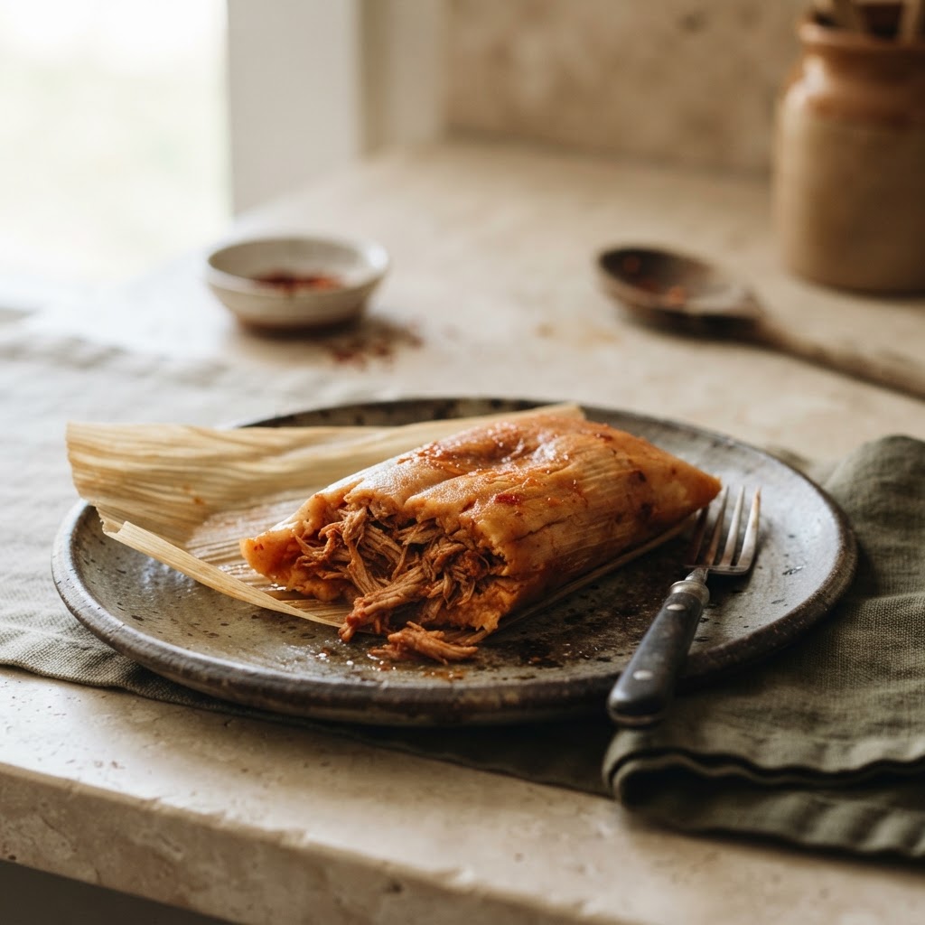 Spicy Pork Tamales