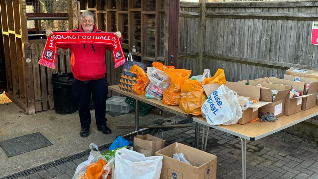 Robins versus Rams is Hassocks Community Food Bank Matchday