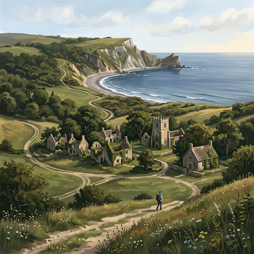Tyneham Village and Worbarrow Loop
