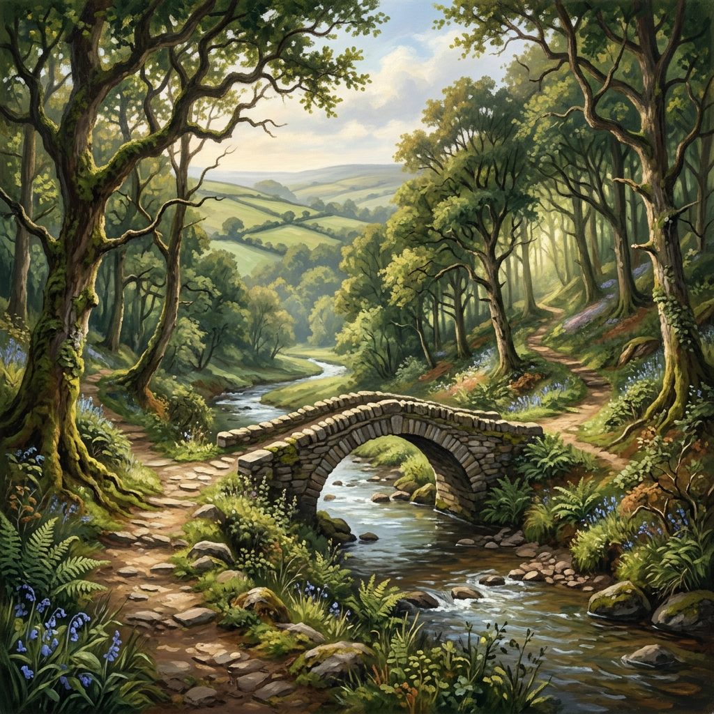 Horner Water and Packhorse Bridge Walk