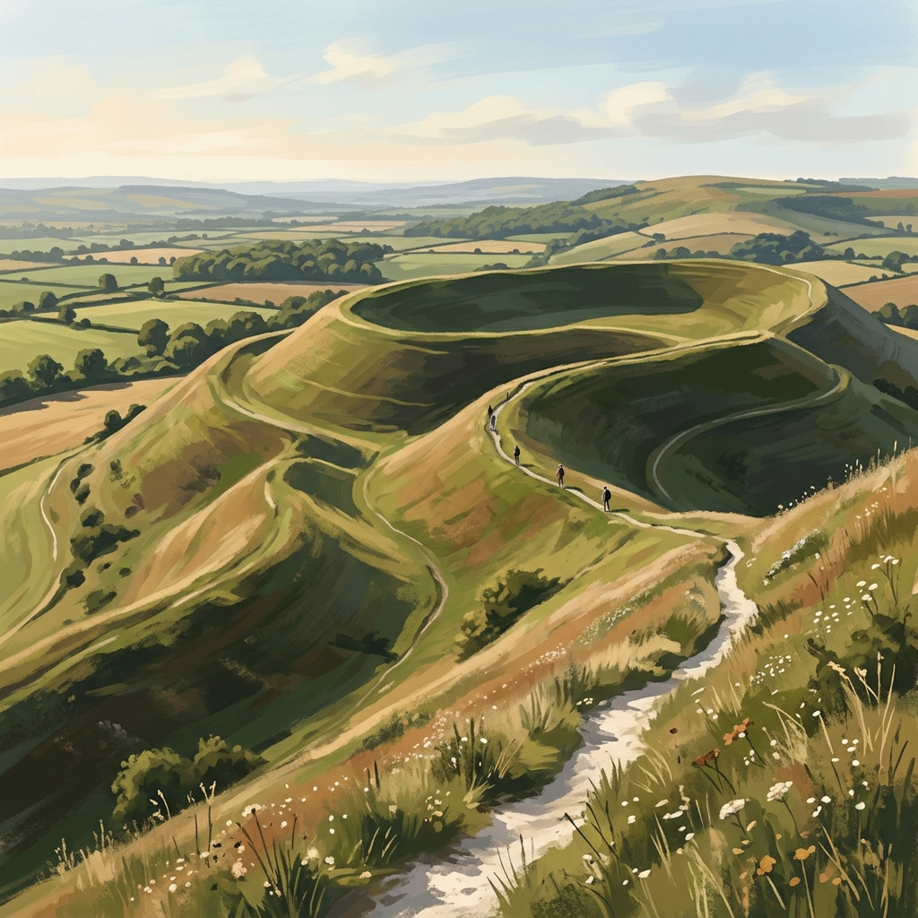 Hambledon Hill Ramparts Walk
