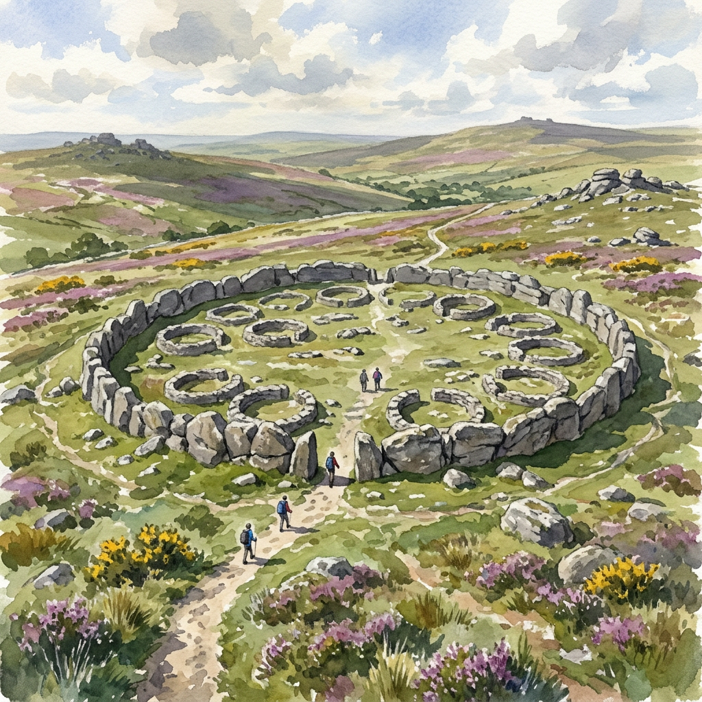 Grimspound Bronze Age Settlement Loop