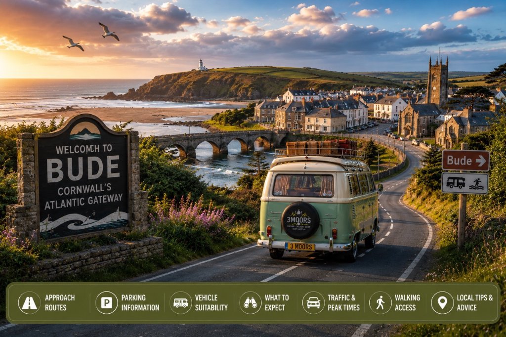 Welcome to Bude - Cornish Atlantic Gateway with campervan