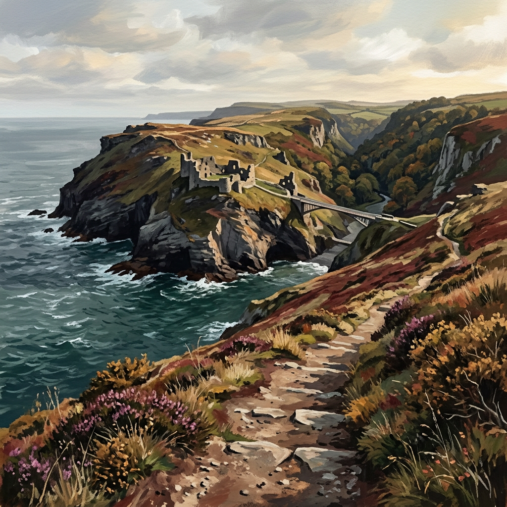 Tintagel — Castle, Rocky Valley & St Nectan's Glen Loop