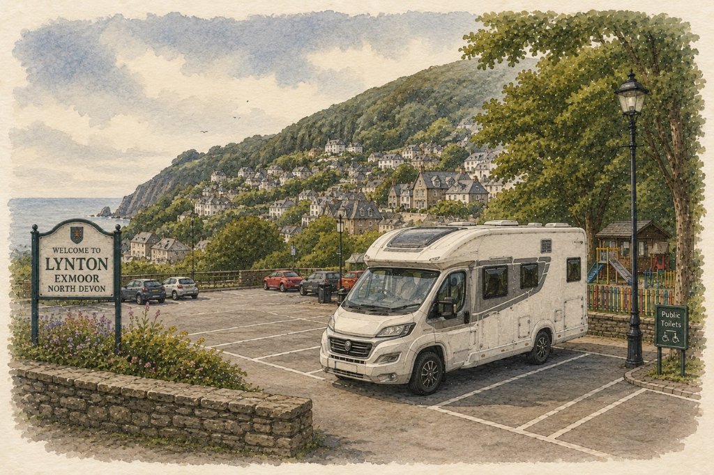 Bottom Meadow Car Park, Lynton