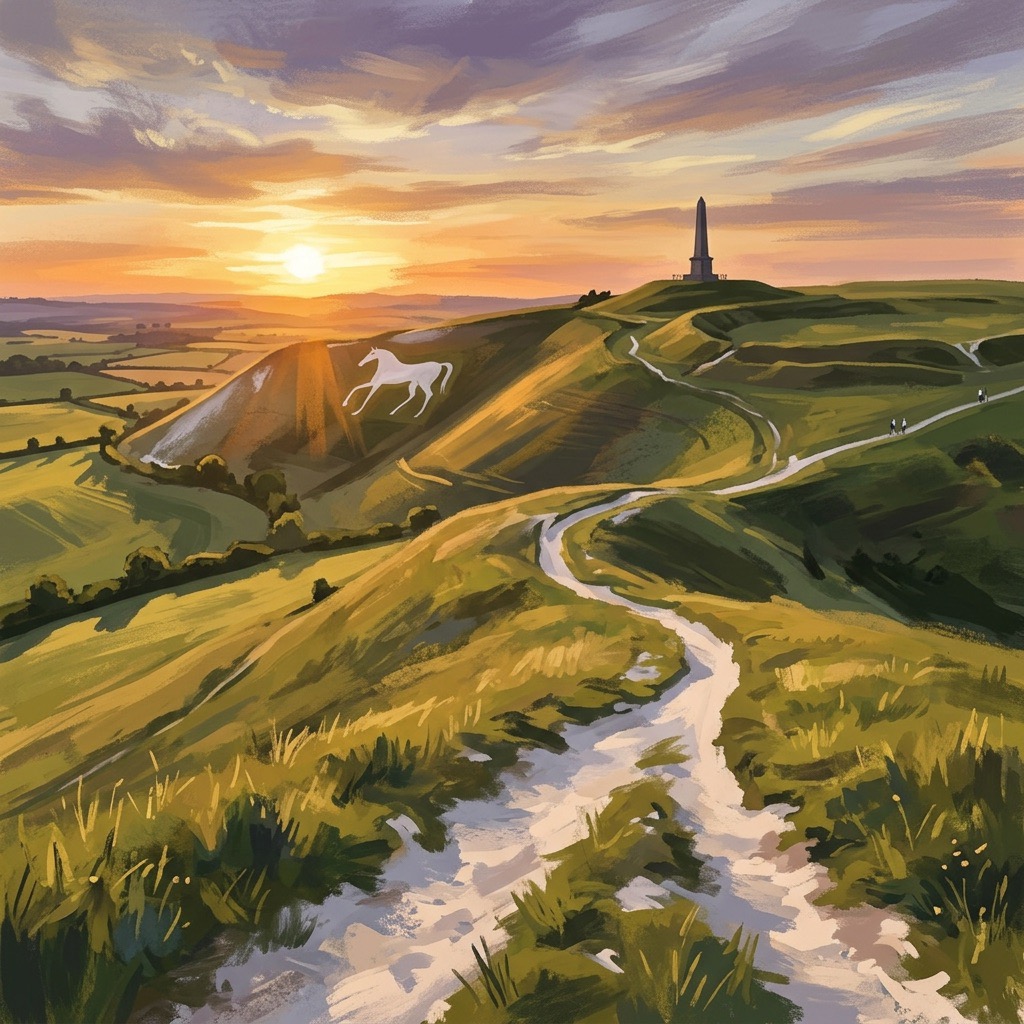 White Horse Trail at Cherhill