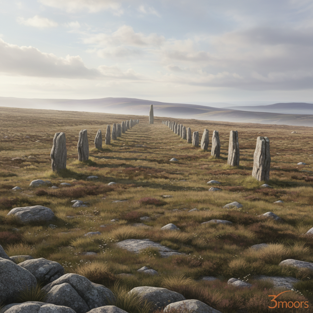 Drizzlecombe Stone Rows