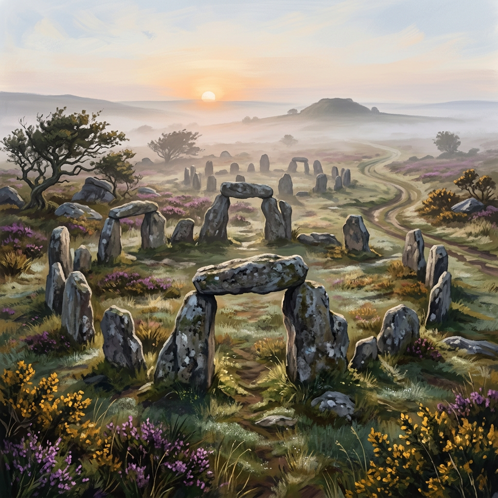 The Hurlers and Rillaton Barrow Walk