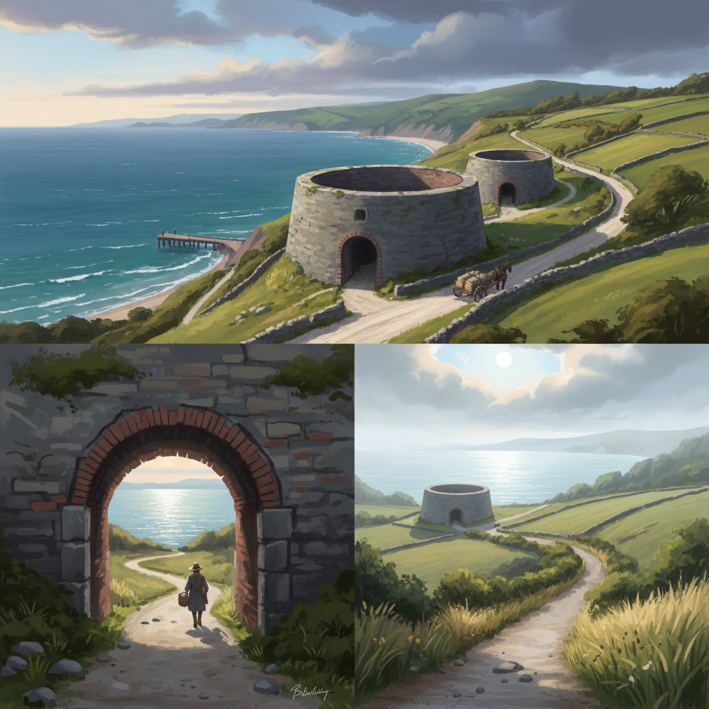 Bossington Lime Kilns Coast Walk