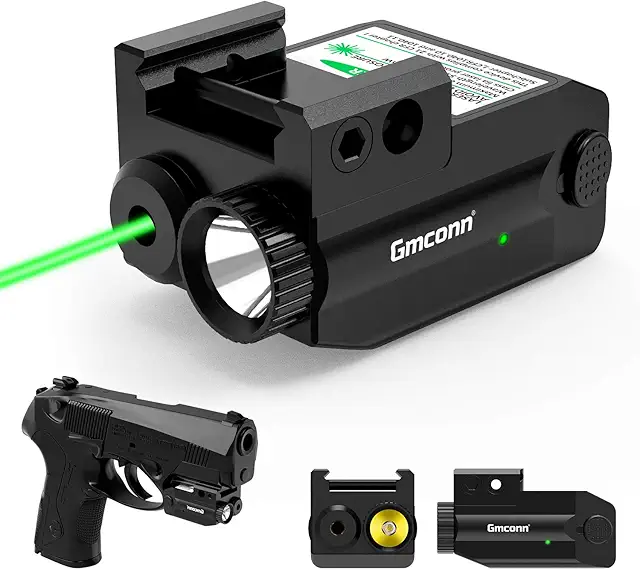 Gmconn Pistol Green Red Laser Light Combo