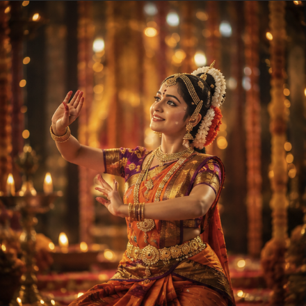 Bharatanatyam group