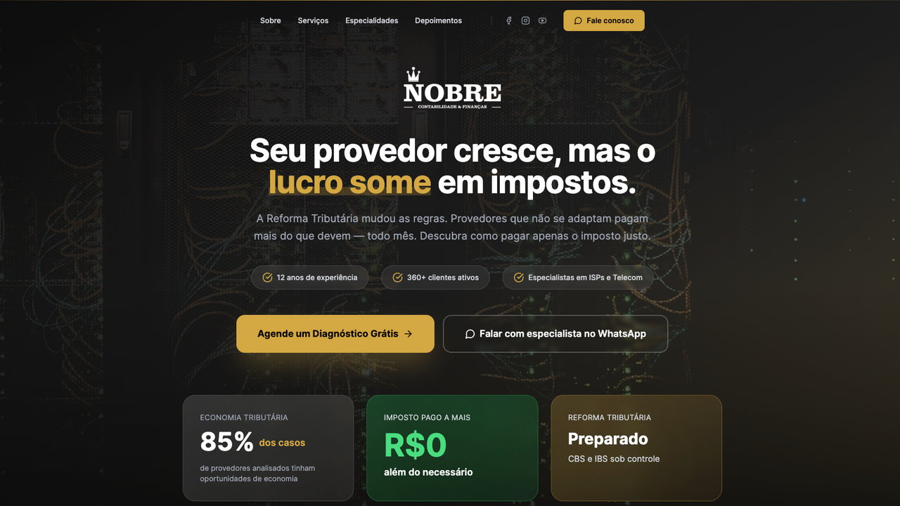 Contabilidade São Paulo template preview