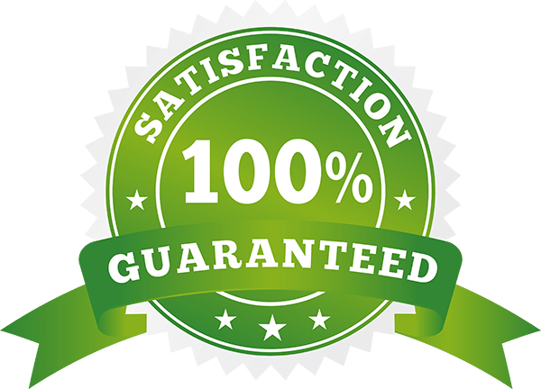 100% Satisfaction Guaranteed