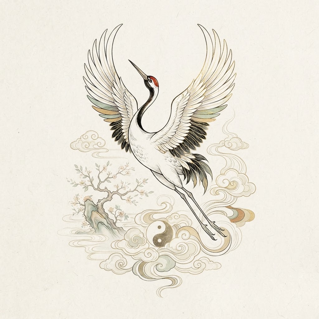 Crane (Xianhe) symbol
