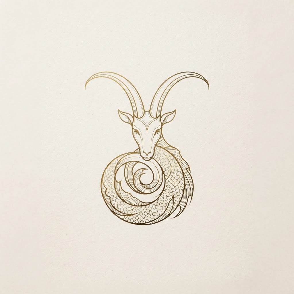Capricorn Glyph symbol